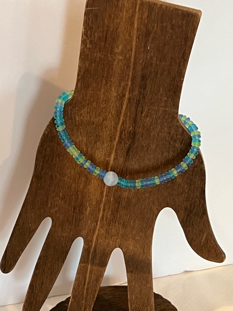 Sea Glass Bracelet 14$